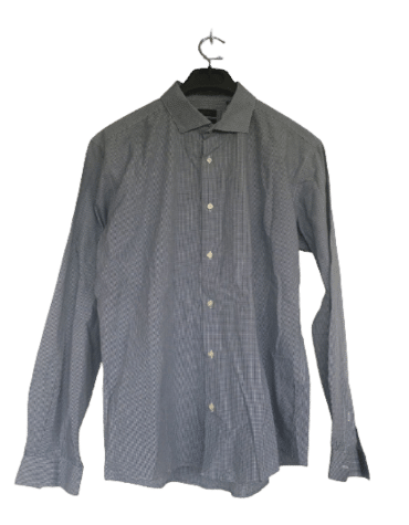 Forest. Camisa a cuadros azul
y blanco